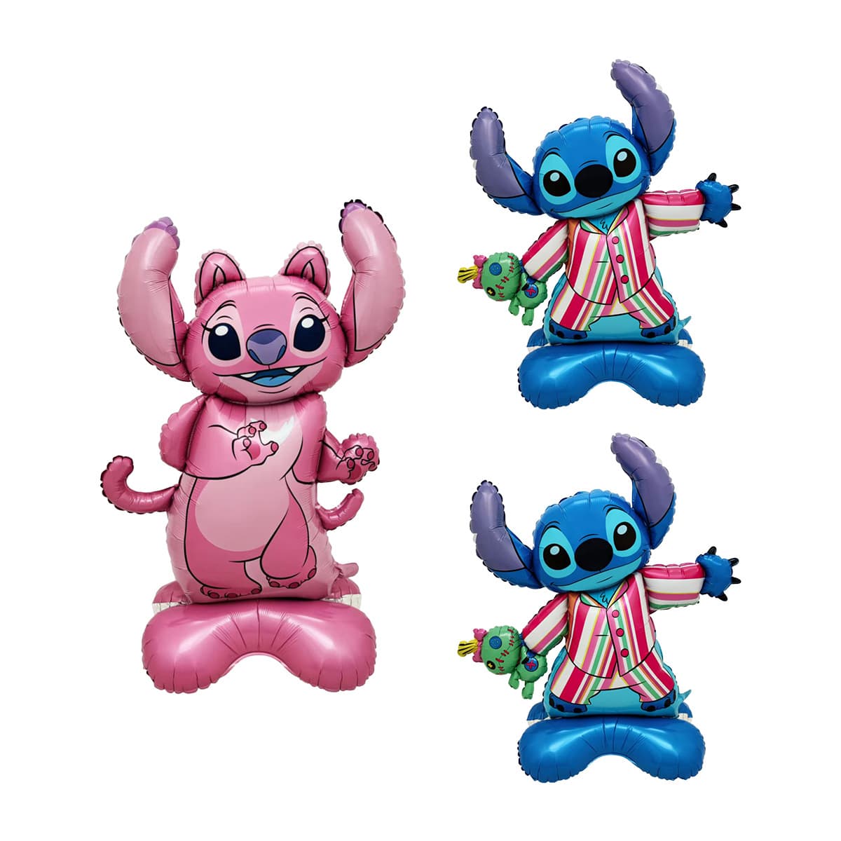 Children's Cartoon Standing Stitch Round Floating Aluminum Foil Balloon Party Decoration Wholesale Inflatable