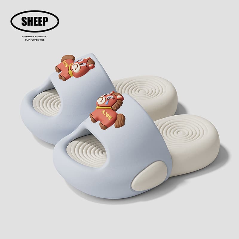 Cute Girls' Summer Slippers, Non-Slip Indoor Home Bathroom Slippers, Shower EVA Slippers, Kids Summer Wholesale