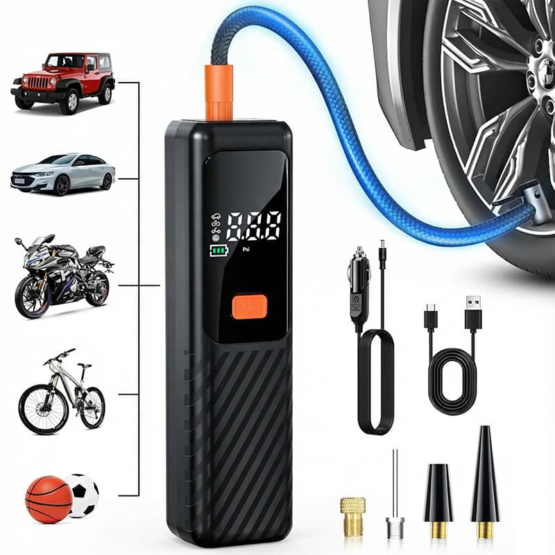 Car Wireless Air Pump, Portable Car Air Pump, Electric Car Tire High-Pressure Inflator, Cross-Border Exclusive Supply