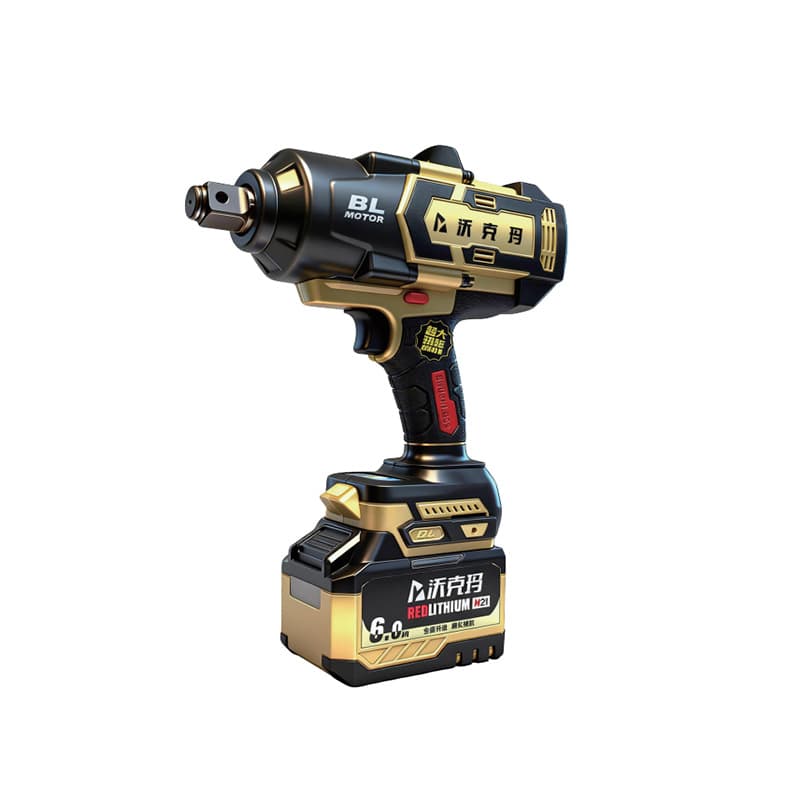 Wokma Peak Style Brushless Electric Wrench High Torque Electric Wrench Heavy-Duty Auto Repair Lithium Battery Frame
