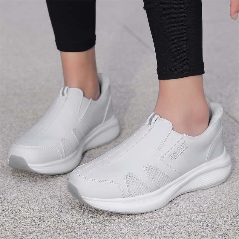 2026 Spring/Summer New Slip-On Couple Casual Shoes, Wedge Heel Mesh Breathable Shoes for Multiple Scenarios, Lazy Shoes