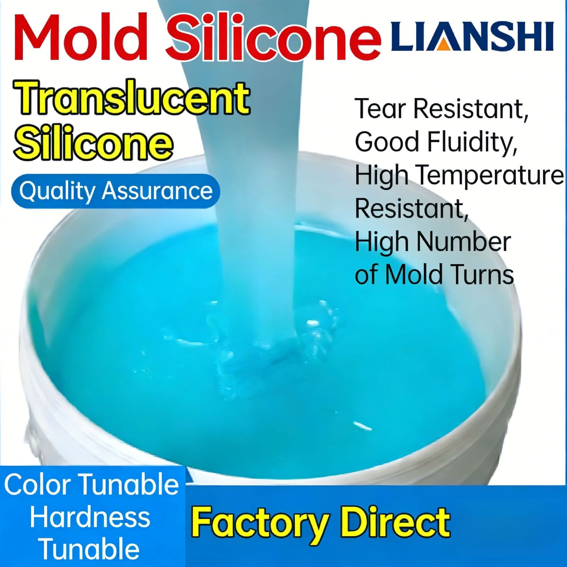 RTV-2 Liquid Silicone Rubber for Concrete & Gypsum Mold Making
