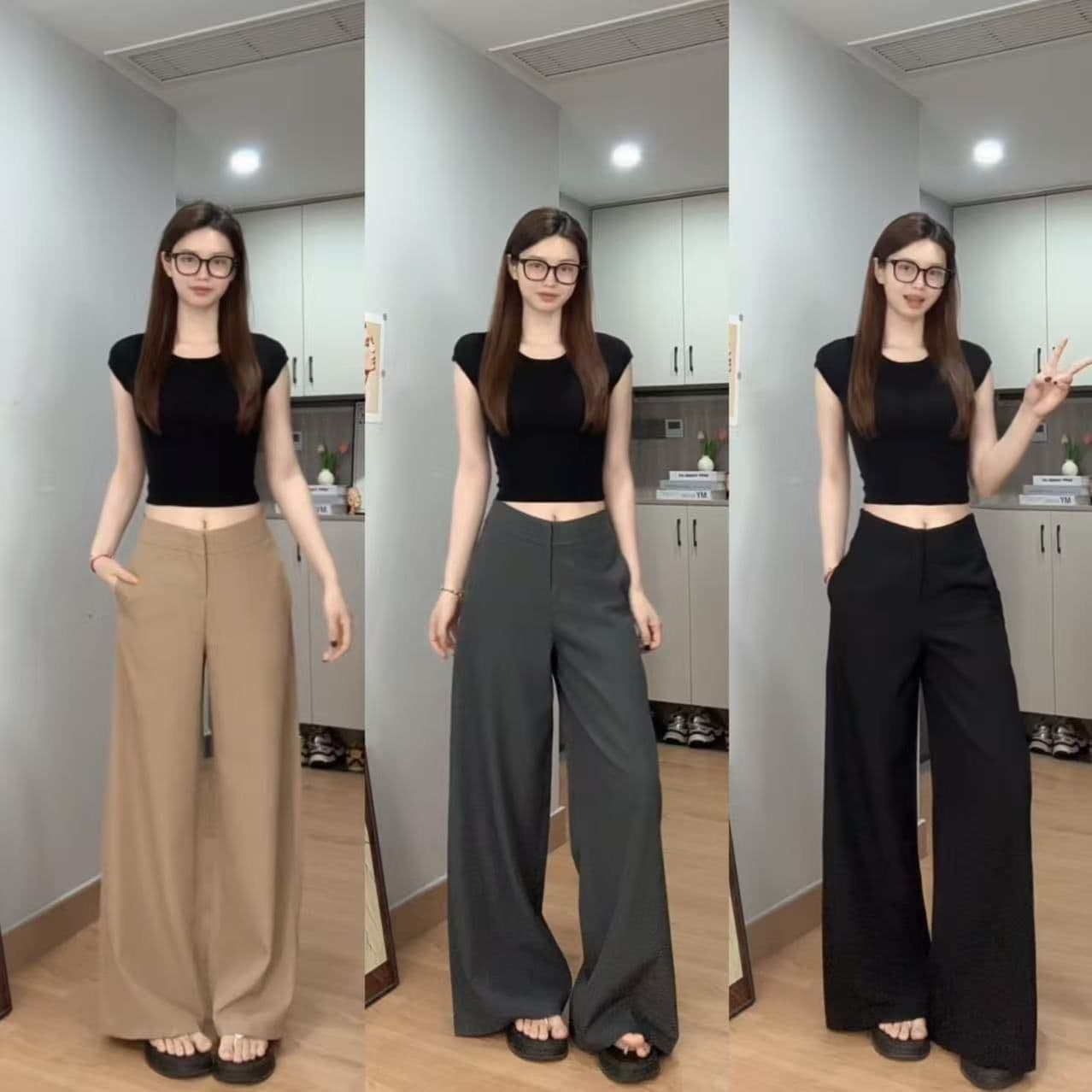 Vintage Chic Fashion Suit Pants, Slimming Versatile Casual Trousers, Spring/Summer New Retro Loose Extra-Long Design