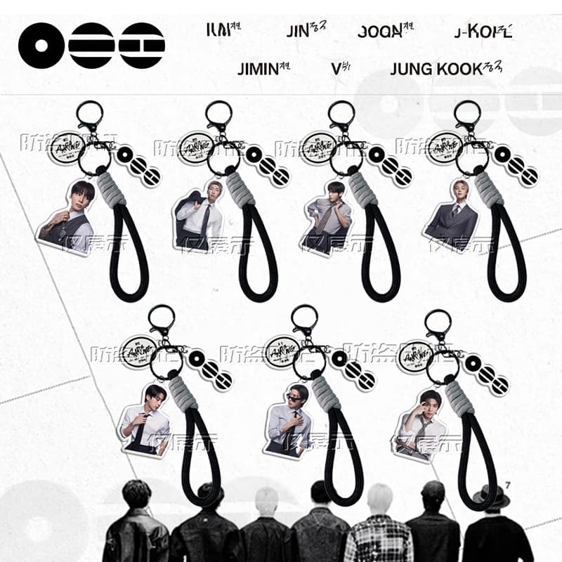 BTS 5th Studio Album 'ARIRANG' Comeback Member Suit Acrylic Keychain Merchandise