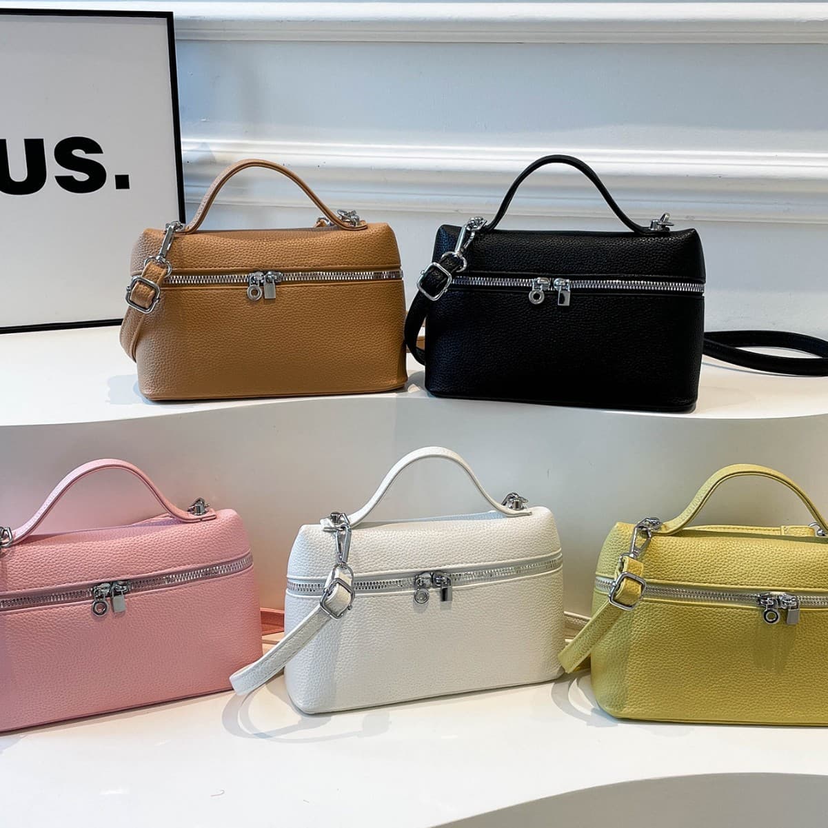 Cross-border simple niche box bag handheld small bag women's 2025 new Korean version popular versatile single shoulder crossbody bag