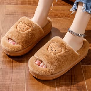 2026 New Four-Season Slippers Indoor Home Anti-Slip Breathable Comfort Thick Sole Floor Slippers Cotton Linen Slippers Women