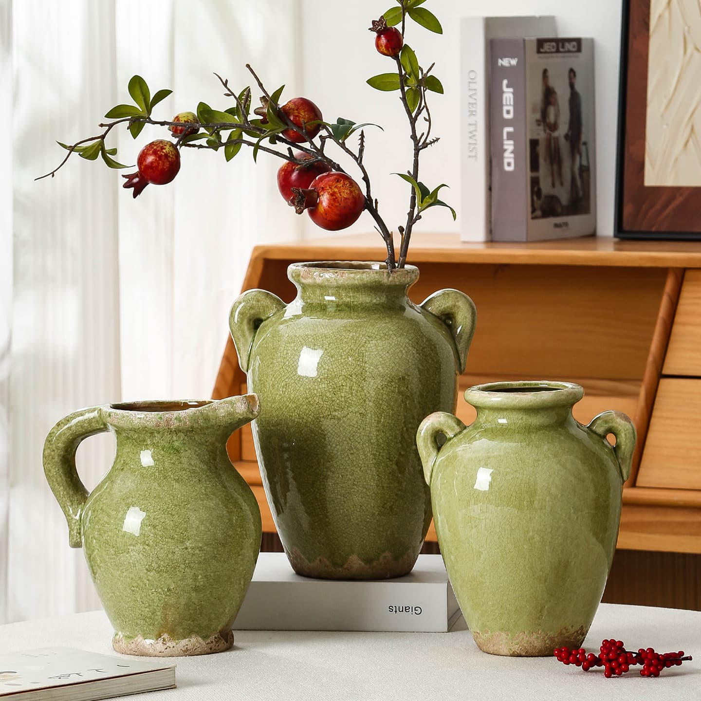American Country, Mediterranean, French Countryside Home Decorative Ceramic Craft Ornament Window Display Vase