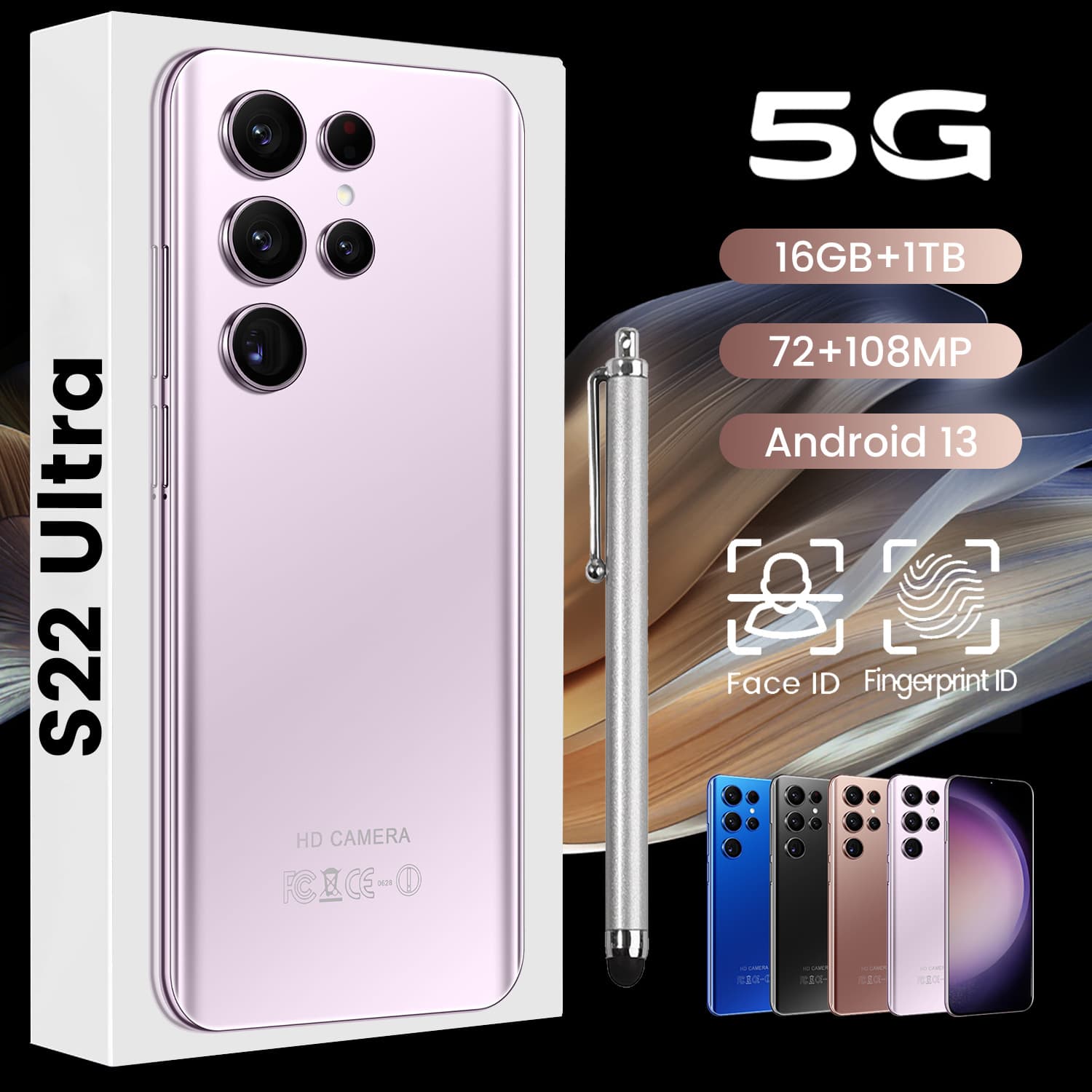 New Cross-Border Phone S22 Ultra 1+16G Large Screen Smartphone Android 8.1 Factory Wholesale