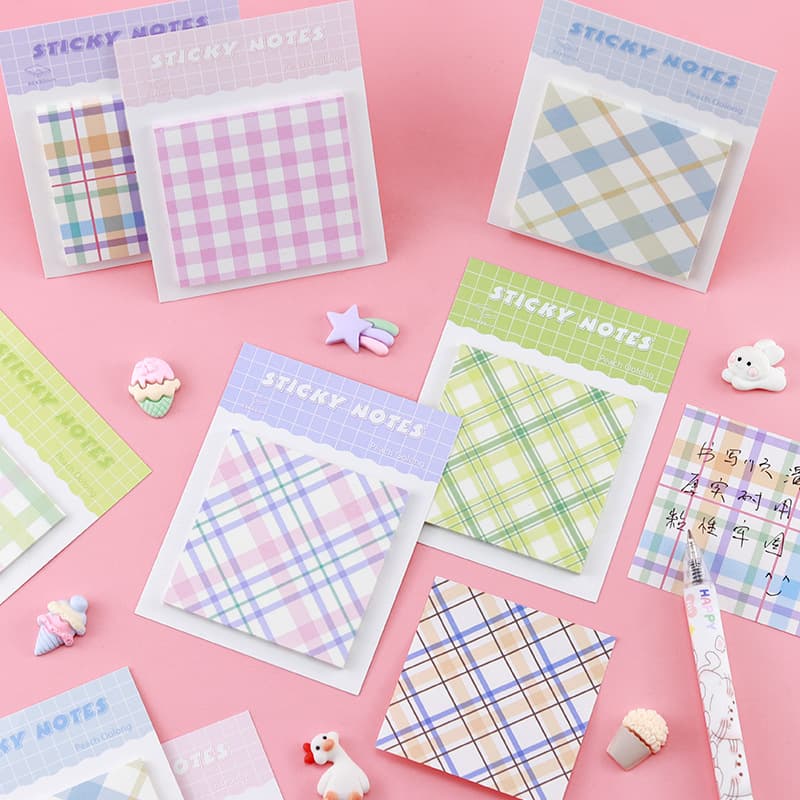 Minimalist Style Patterned Memo Pads Student Prizes Office Portable Practical Small Fresh Notepads Ready-to-Ship Logo Customizable