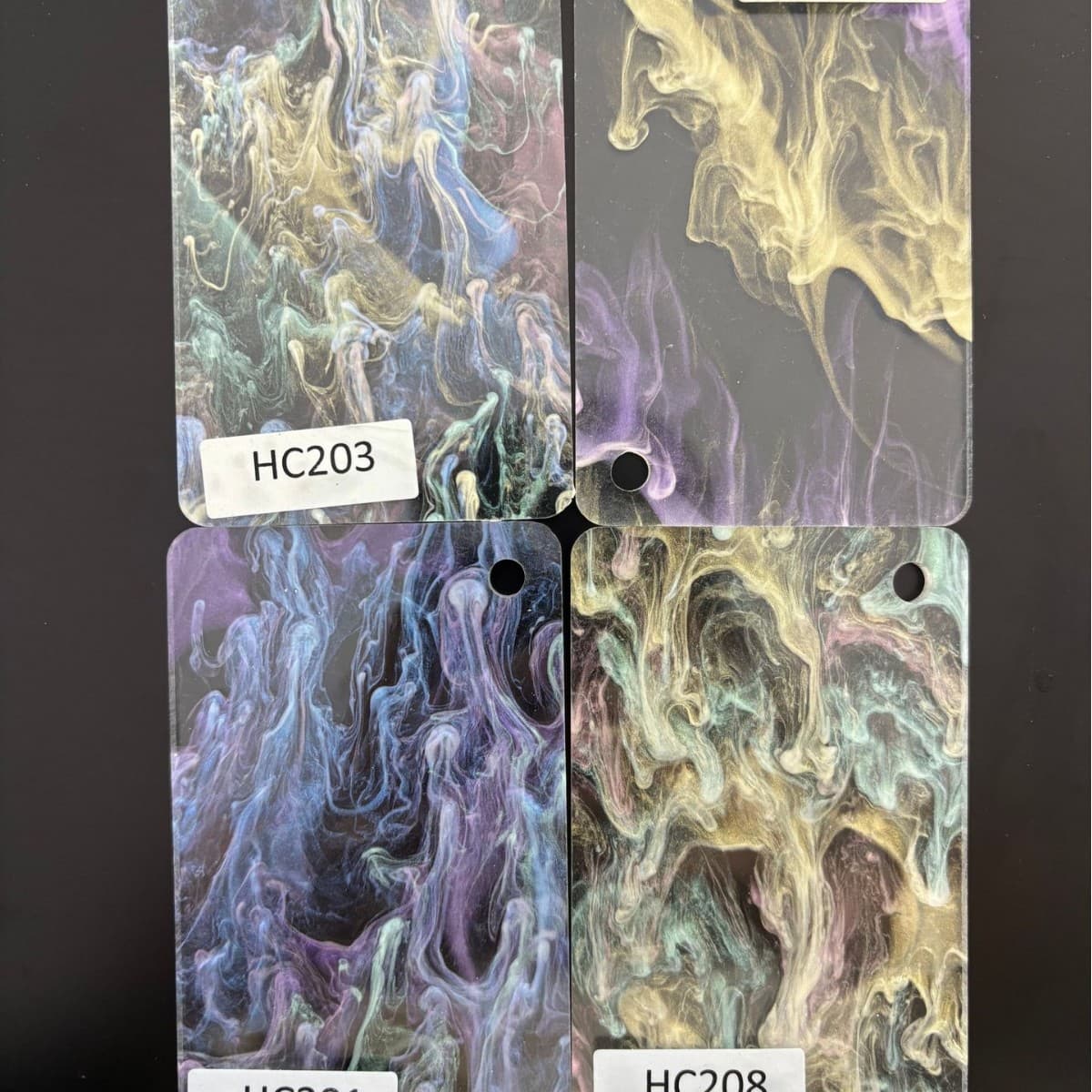Direct from Manufacturer: Colored Pearl Marble Mica Board Fancy Acrylic Special Sheets, Light-Transmitting Material