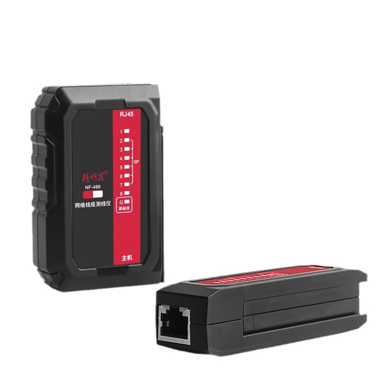 Smart Mouse NF-466S Shielded Cable Tester POE Surge-Protected Network Tester, Telephone Wire Pair Tester
