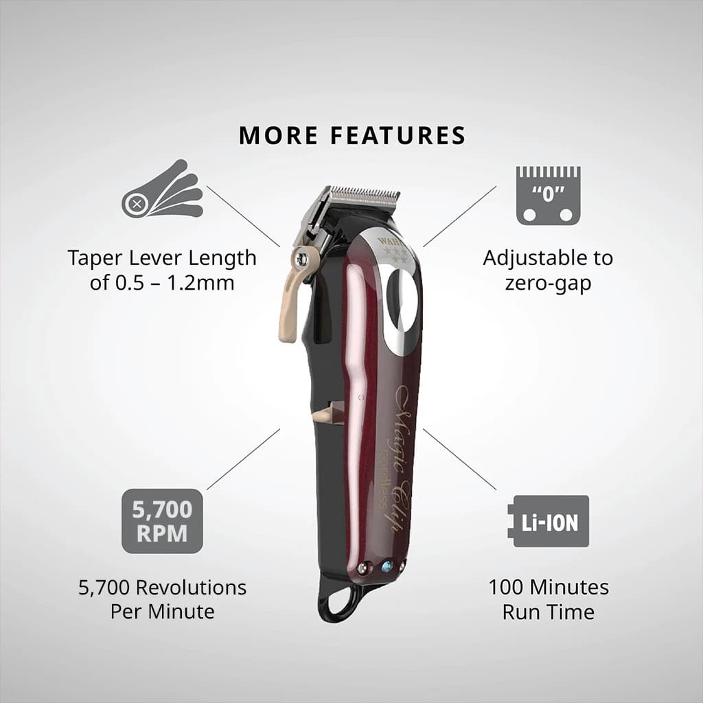 Cross-border Domestic Huaer 8148 Red Clipper Professional Barber Electric Hair Clipper Hairdresser Oil Head Trimming Special