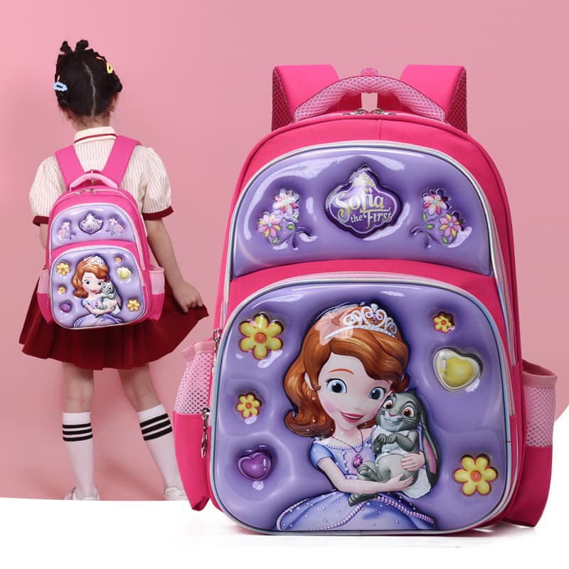 Cross-border foreign trade new primary school student schoolbag cartoon lightweight 3D cute children's backpack versatile campus sense schoolbag