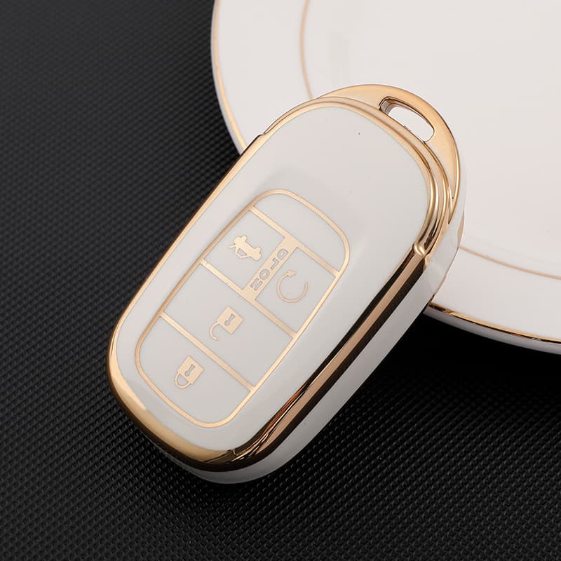 Honda Civic 23 Model Car Key Case CRV Hao Ying XRV Bin Zhi Shell ZRV Zhi Zai Type Style Buckle Imported Environmental TPU