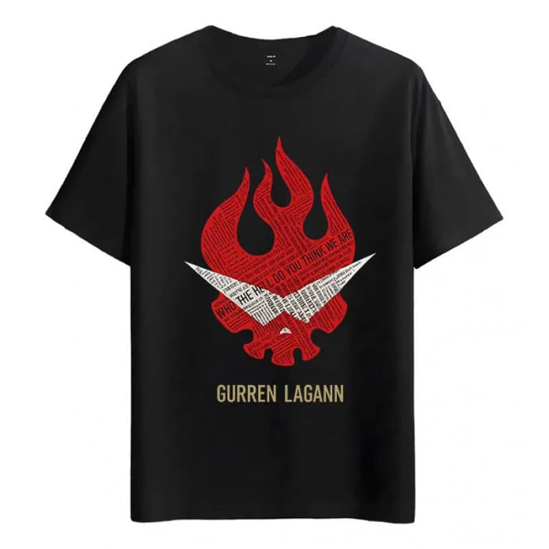 [Cross-border EU Size] Tshirt Muscle Freaks Gurren Lagann Estilo