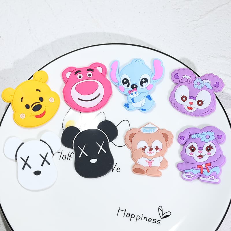 New Japanese and Korean cartoon Winnie the Pooh Ballet Rabbit simple mobile phone case patch decoration DIY material accessories
