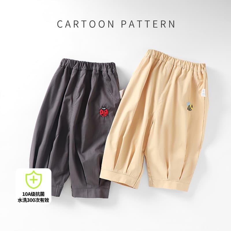 Baby Casual Printed Pants Spring Autumn New Girl Long Pants Fall Boy Casual Pants Trendy Children Sports Pants