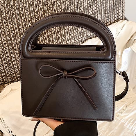 Mini Cute Bag, Korean Version Trendy Fashion Bow Knot Handbag, ins Parent-Child, Sweet Girl Bag for Teen Girls