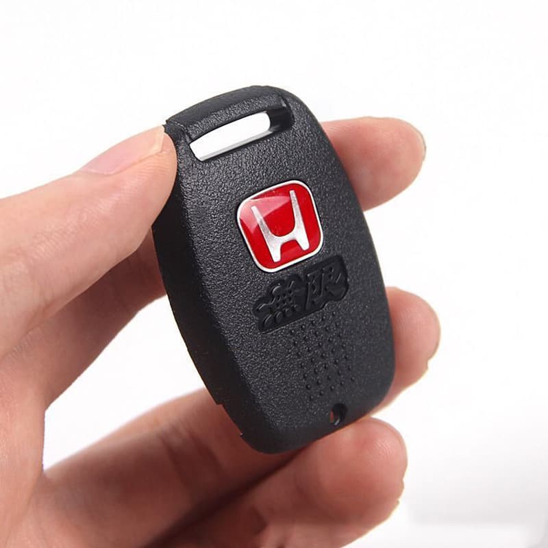 Compatible with Honda Red Badge Key Cover for Old Civic Fit Modified JS Infinite Style Key Shell H Red Badge Key Back Cover