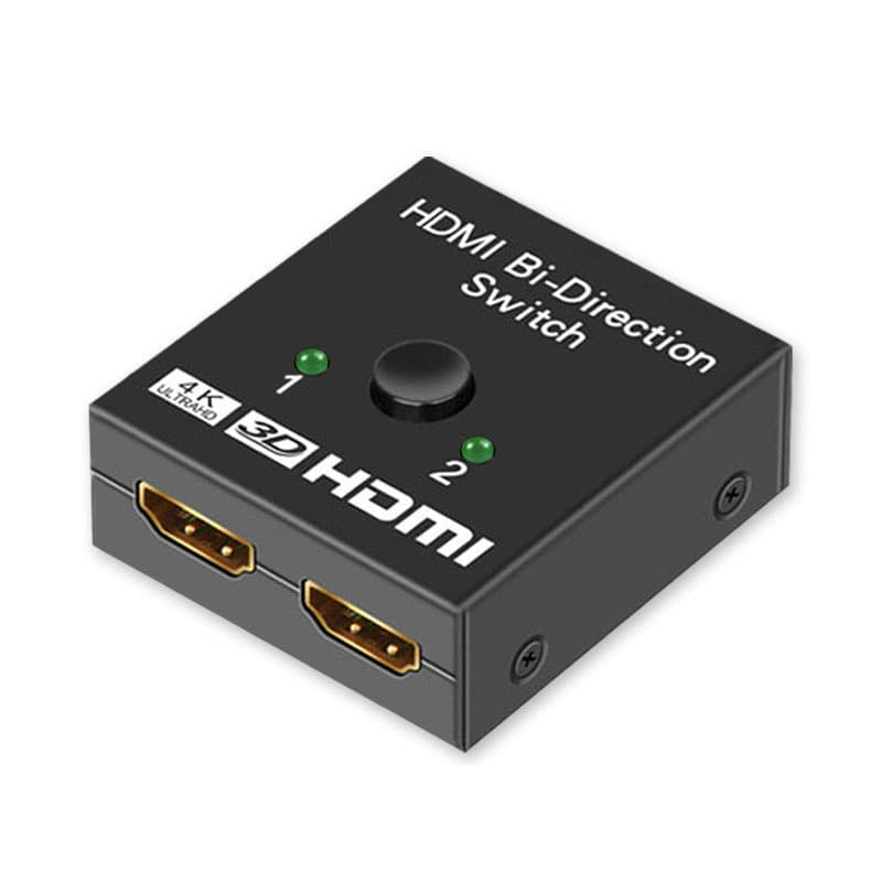 HDMI Bidirectional Switch 2-in-1-out, 4K High-Definition 2-to-1 Converter, Signal Source AB Switch