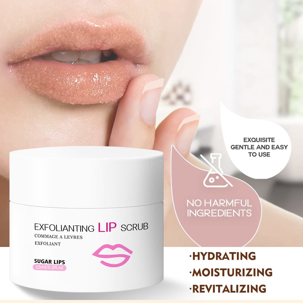 Cross-border Exfoliating Lip Scrub Anti-Chap Lip Balm Repair Dead Skin Keratin Lip Scrub