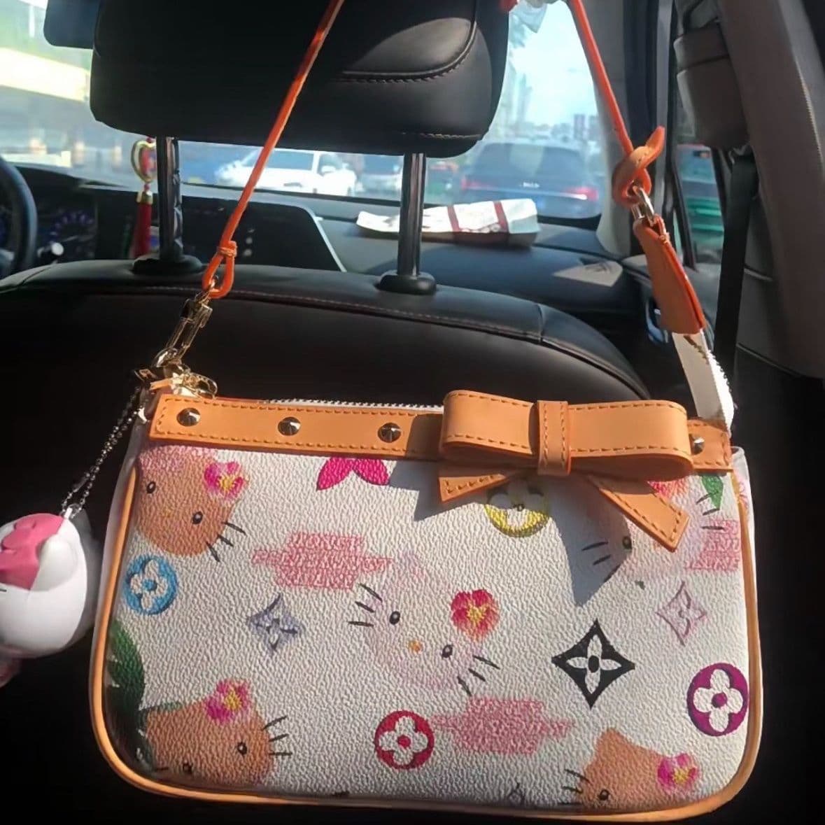 HelloKitty bag women's 2025 summer new armpit bag Korean style niche single shoulder baguette mahjong bag