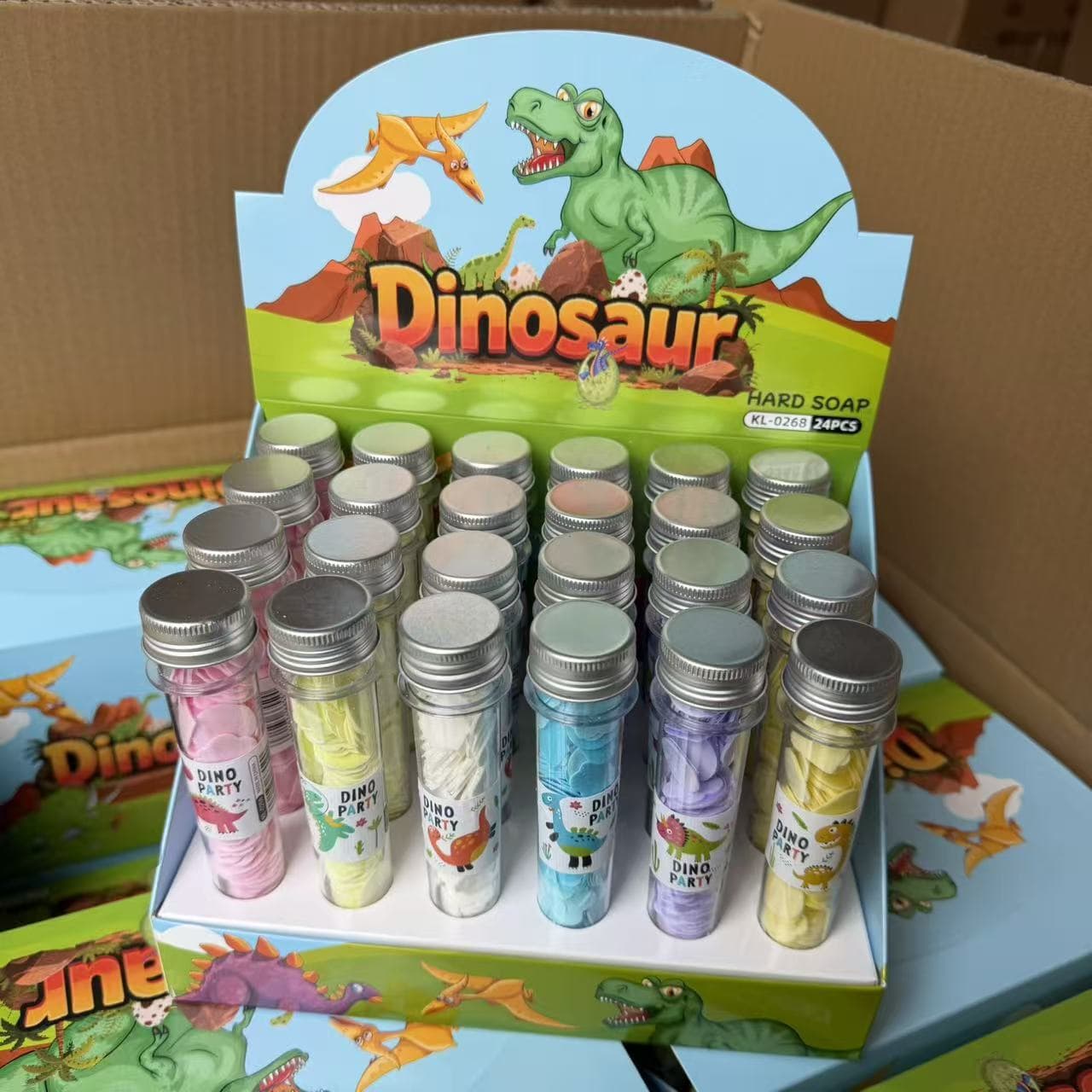 New Cute Cartoon Creative Test Tube Soap Flower for Children and Students Portable Soap Paper Soap Flower Outdoor