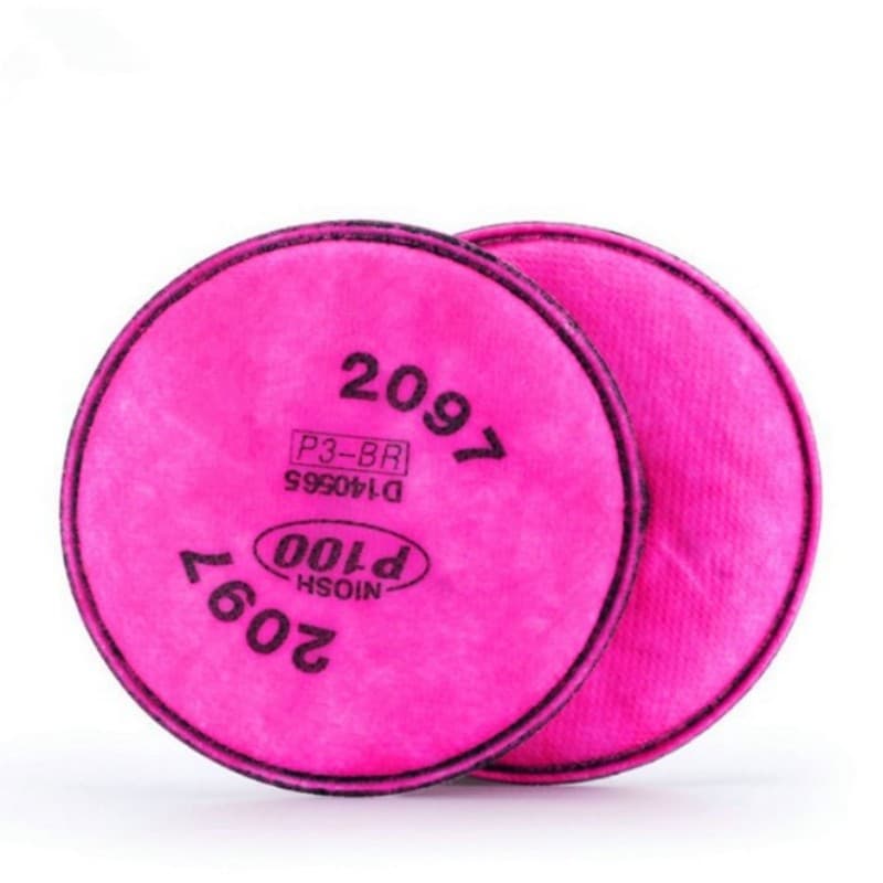 20912097 P100 Filter Cotton, Particulate, Organic Vapors, Odors, Paint, Benzene Protection, Thickened Version