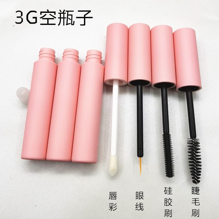 Overall frosted powder eyelash glue bottle 3g eyebrow essence growth liquid empty tube mascara lip glaze concealer tube