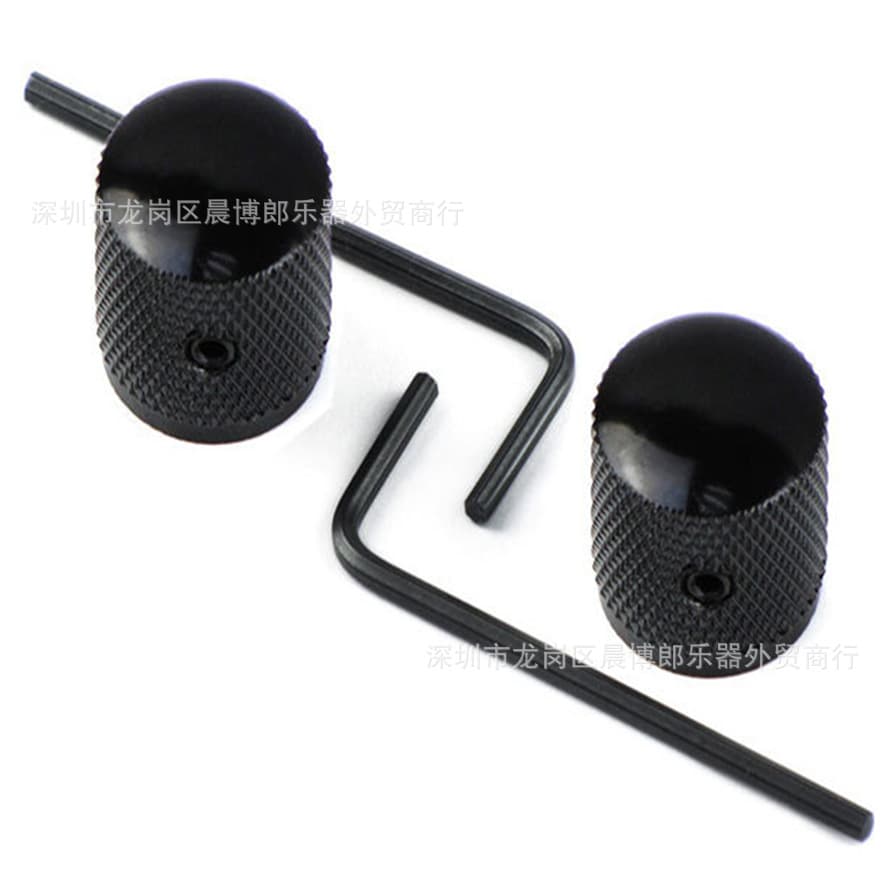 Electric guitar metal volume tuners, bass volume tuners, perforated iron knobs, volume knob switch caps