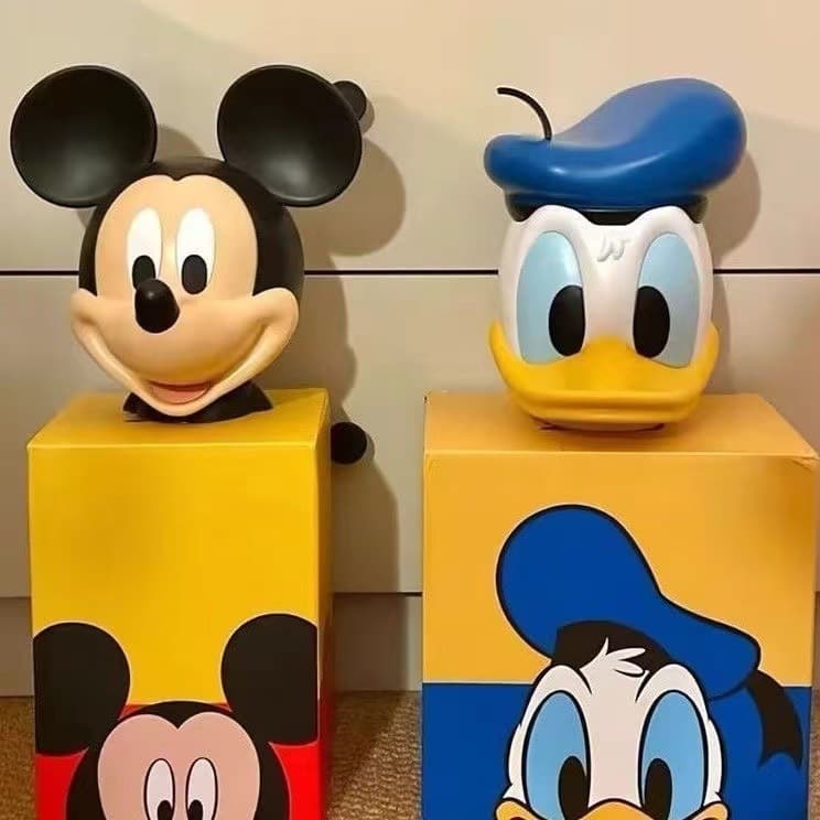 Mickey Head Figurine Money Box Sideboard Entryway Coffee Machine Water Dispenser Mickey Mouse Decoration Living Room Desktop