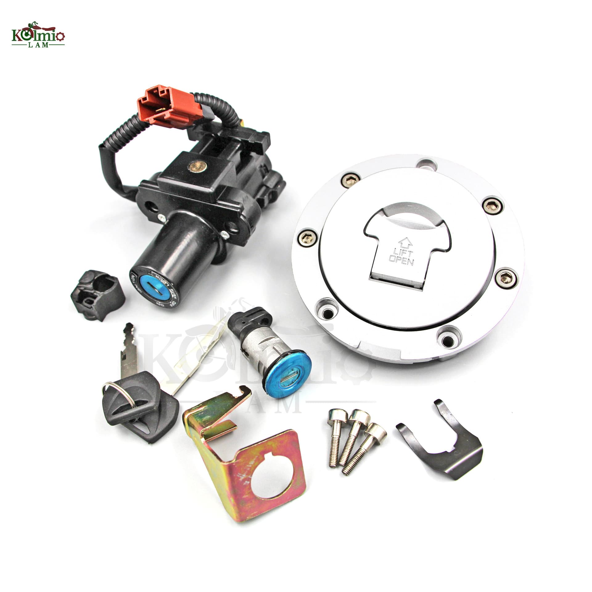 For Honda CBR600RR 07-16 CBR1000RR 08-16 Motorcycle Lock Set 2-Pin