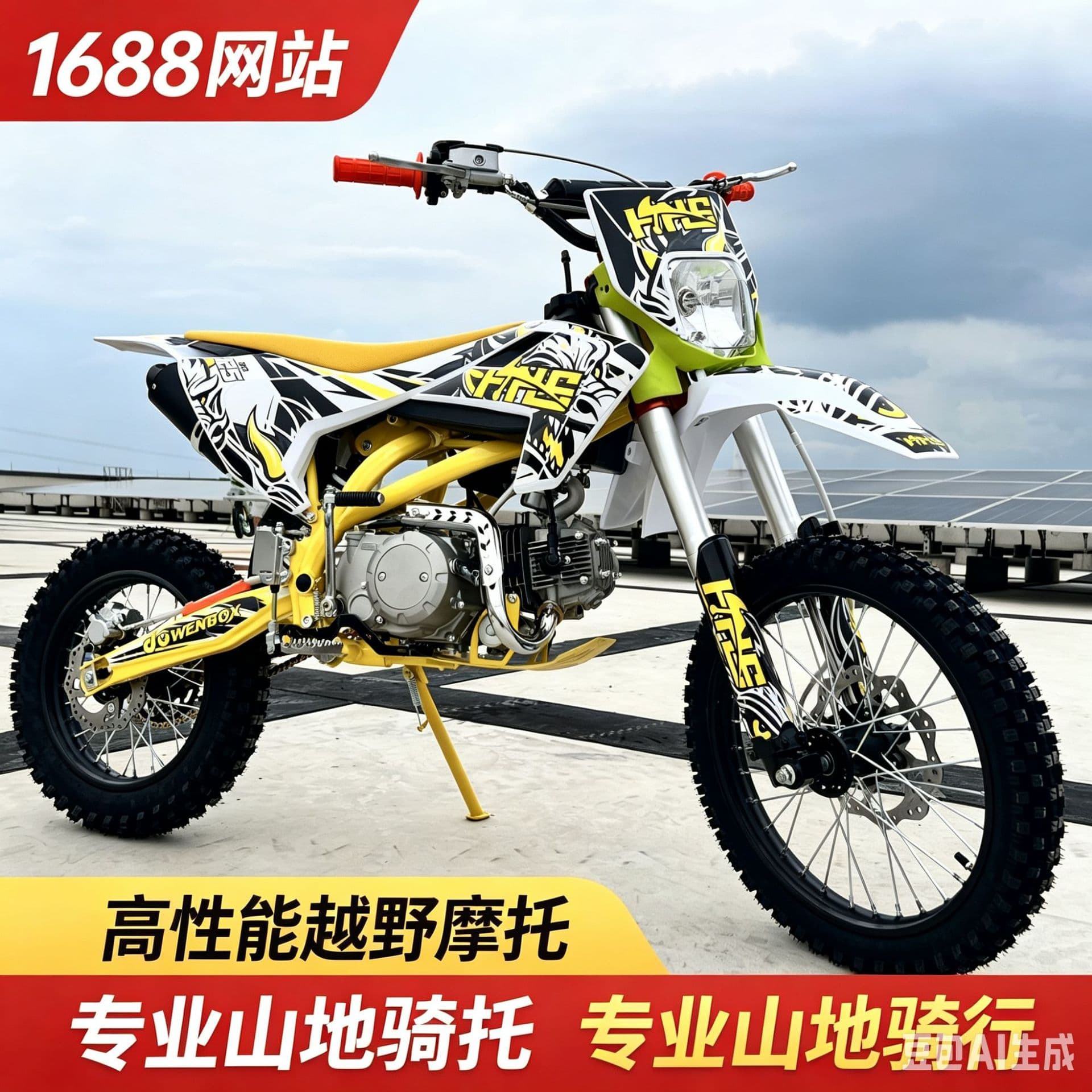 Two-Wheeled Off-Road Motorcycle 125Cc Adult Four-Stroke All-Terrain Atv Factory Direct Sales