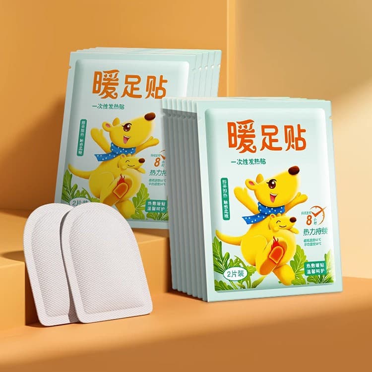 Mugwort foot warmers, heating pads, warm compress foot patches, sole stickers, winter thermal and cold-proof Sanyinjiao heating ankle patches.