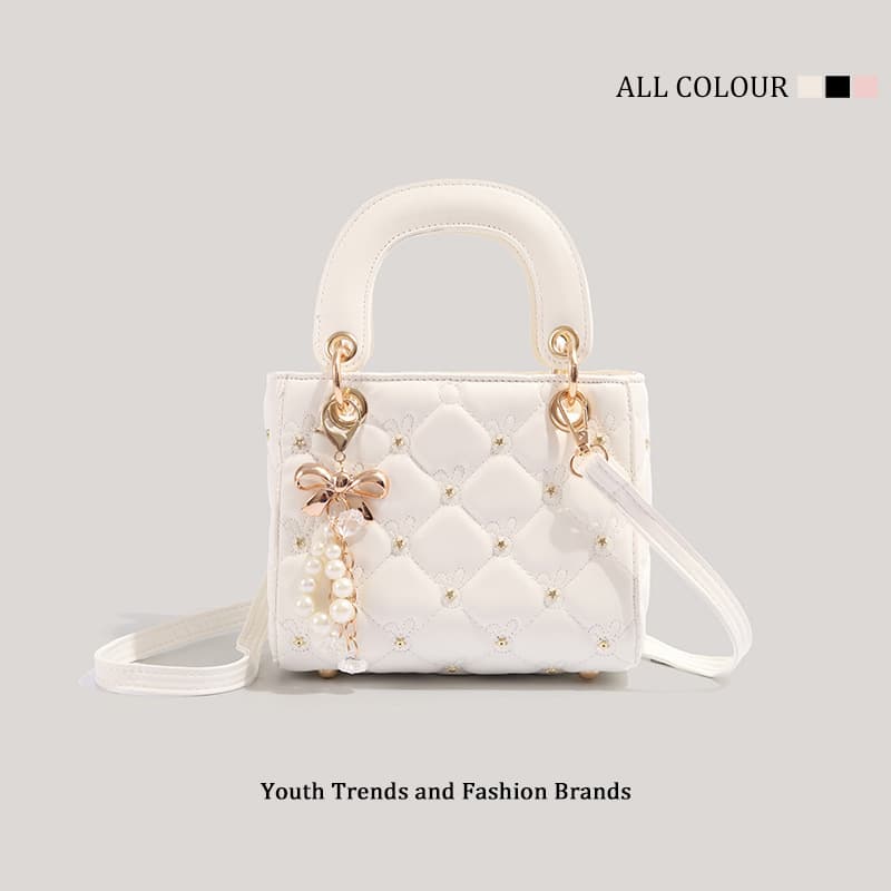 Official Genuine New Lady Dior Bag Women's Versatile Shoulder Crossbody Bag High-End Stylish Handbag