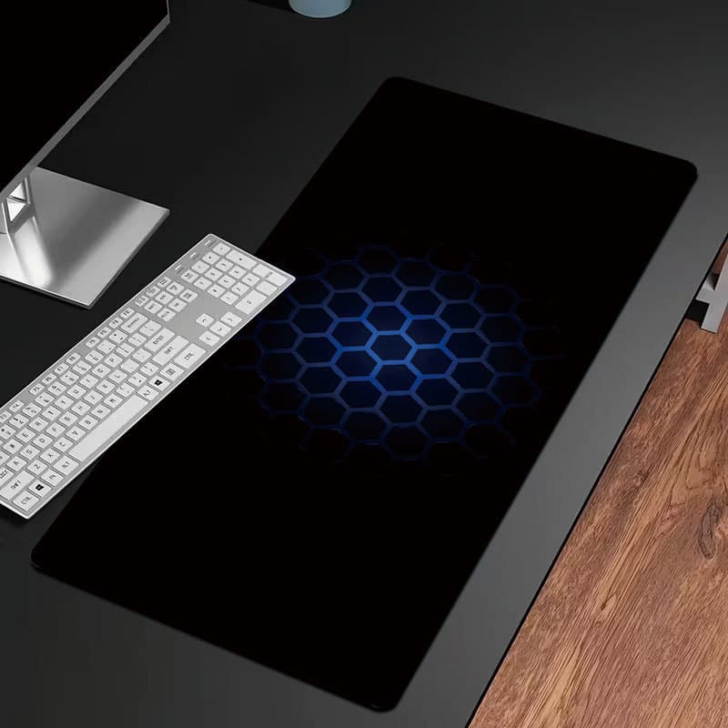 Simple Diatom Mud Keyboard Mat, Imitation 3D E-Sports Room Computer Desk Mat, Large Office Mouse Pad, Heat-Resistant Desk Mat
