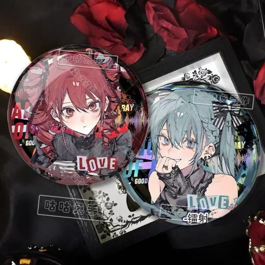 Hatsune Miku Badge Kasane Teto Pin Anime Ita Bag Charm Freebie Student Gift
