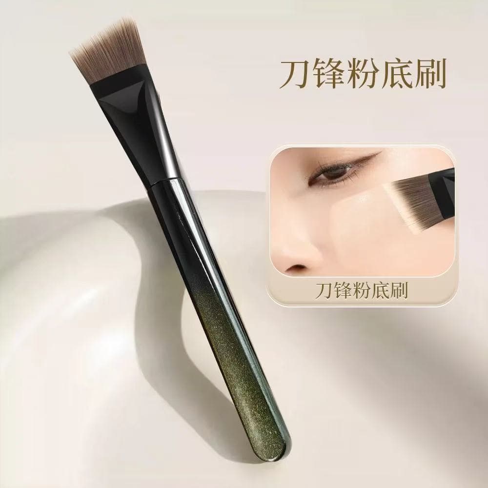 M53 Daofeng foundation brush, one-line polished flat head, traceless flat head foundation brush, non-eating powder makeup brush, angled brush