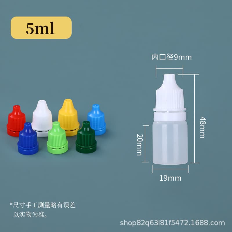 Wholesale in Stock 5ml 10ml Plastic Empty Bottles Eye Drop Bottle Refillable Bottle Plastic Squeeze Bottle Dropper Bottle