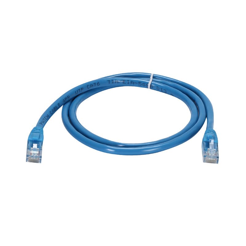 Cat6 Network Cable with RJ45 Connectors, 8-Core Twisted Pair Gigabit Ethernet Patch Cord for Computer, 1m Finished Network Cable