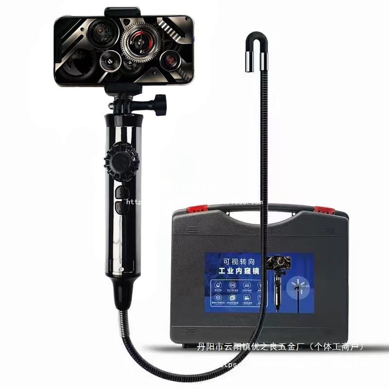 360-degree rotating endoscope for car repair, high-definition camera, visual endoscope for car cylinder turning, wholesale.