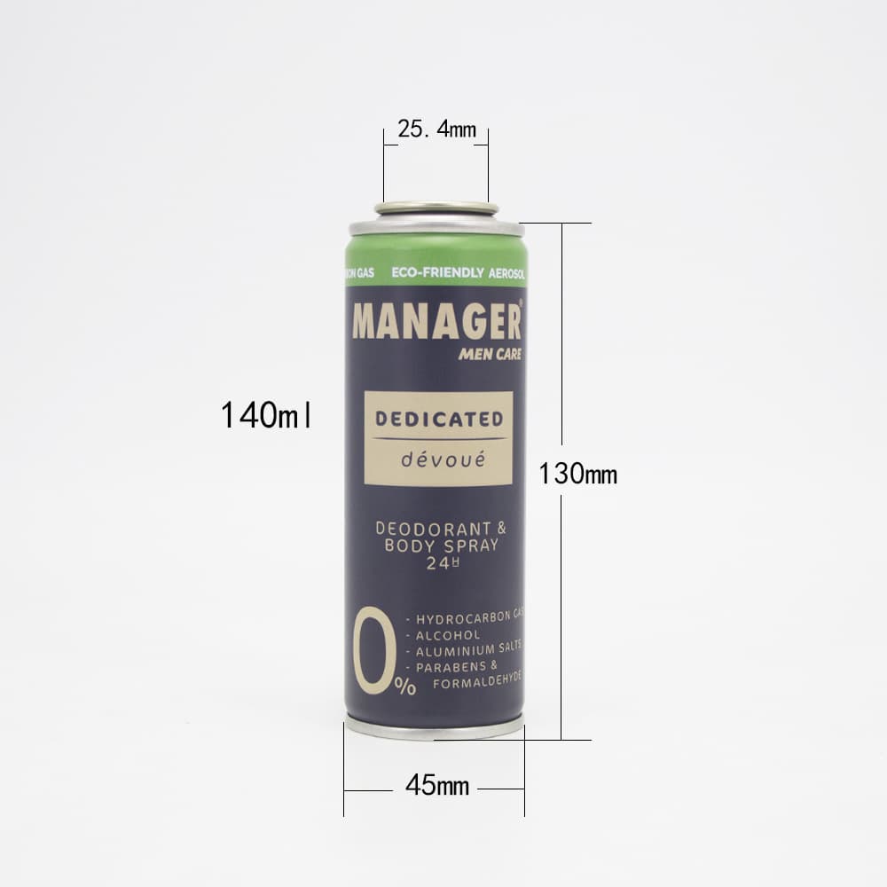Aerosol Can with Necked Spray Paint Cleaner Tinplate Can, Straight Wall Straight Body Aerosol Can