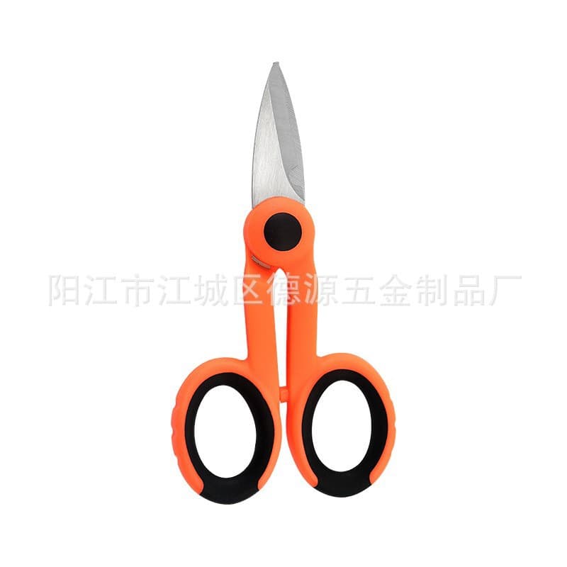 Multi-function Electrician Scissors Insulated Wire Duct Cutters Iron Snips Serrated Fishing Scissors High Power Fishing Line Scissors