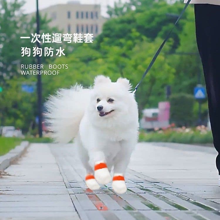 Dog Disposable Outdoor Leg Covers, Anti-Dirty, Waterproof for Small Dogs, Teddy Bear Pet Rainy Day Shoes