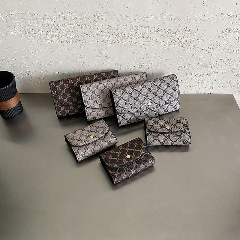 Mini Versatile Storage Coin Purse Women's Phone Bag Cross-Border Fashion Retro Women's Wallet Long Clutch Handbag