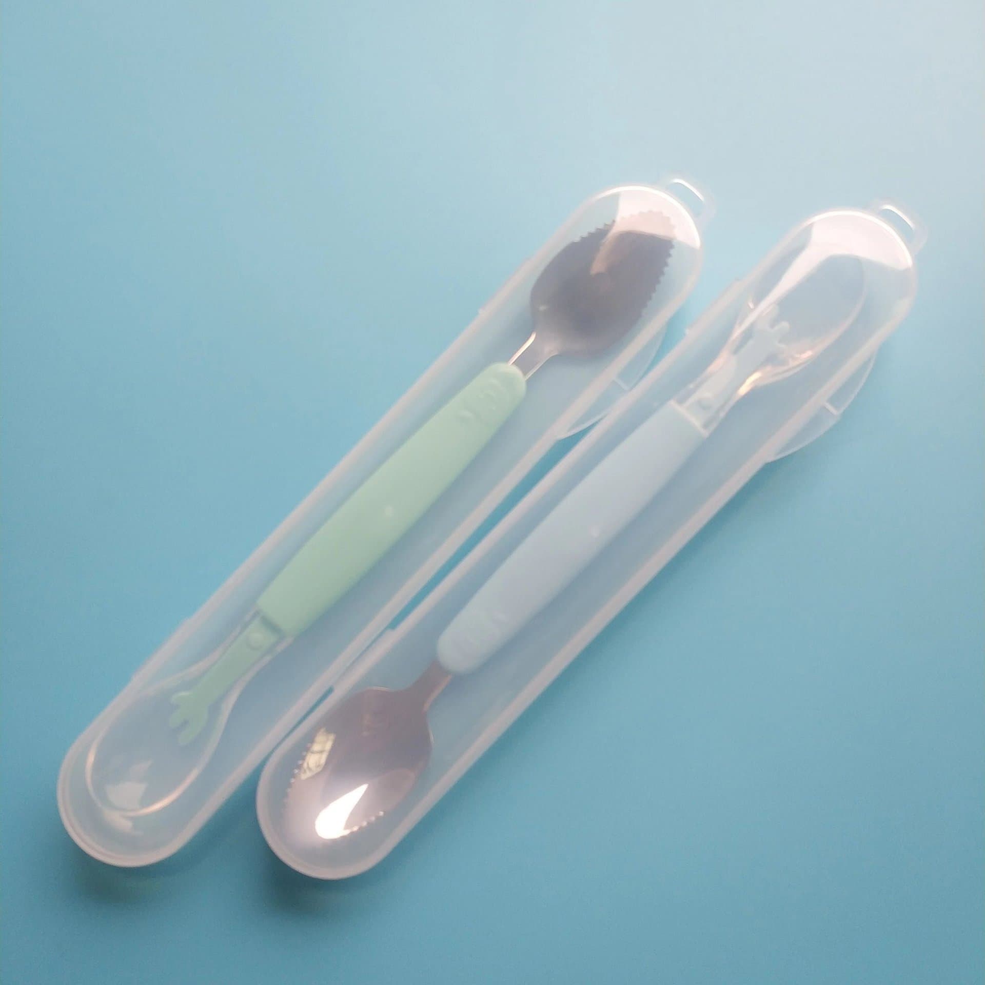Box Mud Scraper Spoon Storage Box Small Long Box Dustproof Storage Box Factory Wholesale Storage Box