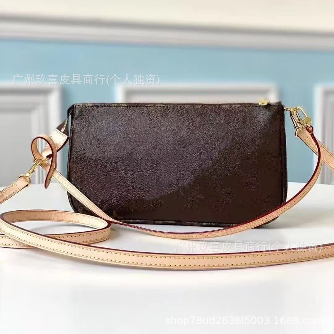 New printed mahjong bag, color-changing cowhide hand-held crossbody bag, shoulder bag, small bag, hot-selling cross-border clutch bag
