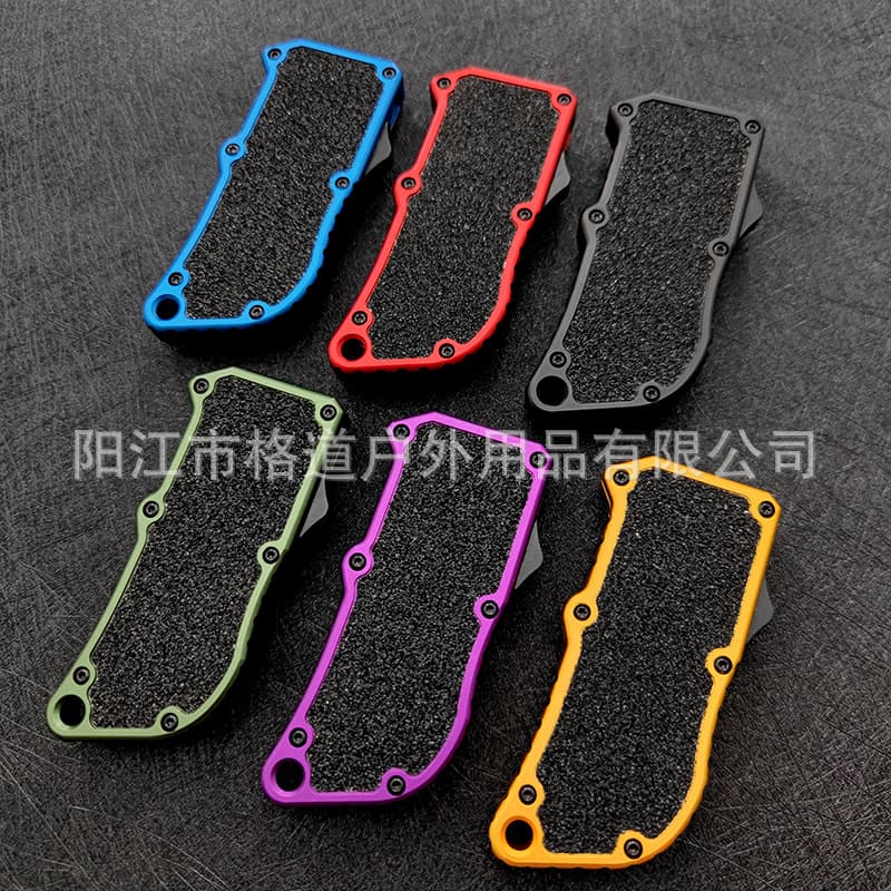 Frosted straight-out utility knife, outdoor straight-out sandpaper paper knife, outdoor camping cutting knife, letter opener