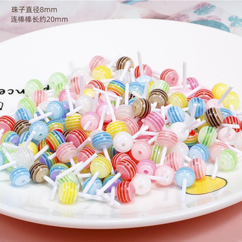 Acrylic Lollipop Alps DIY Cake Cream Glue Phone Case Food Toy Accessories Factory Sales