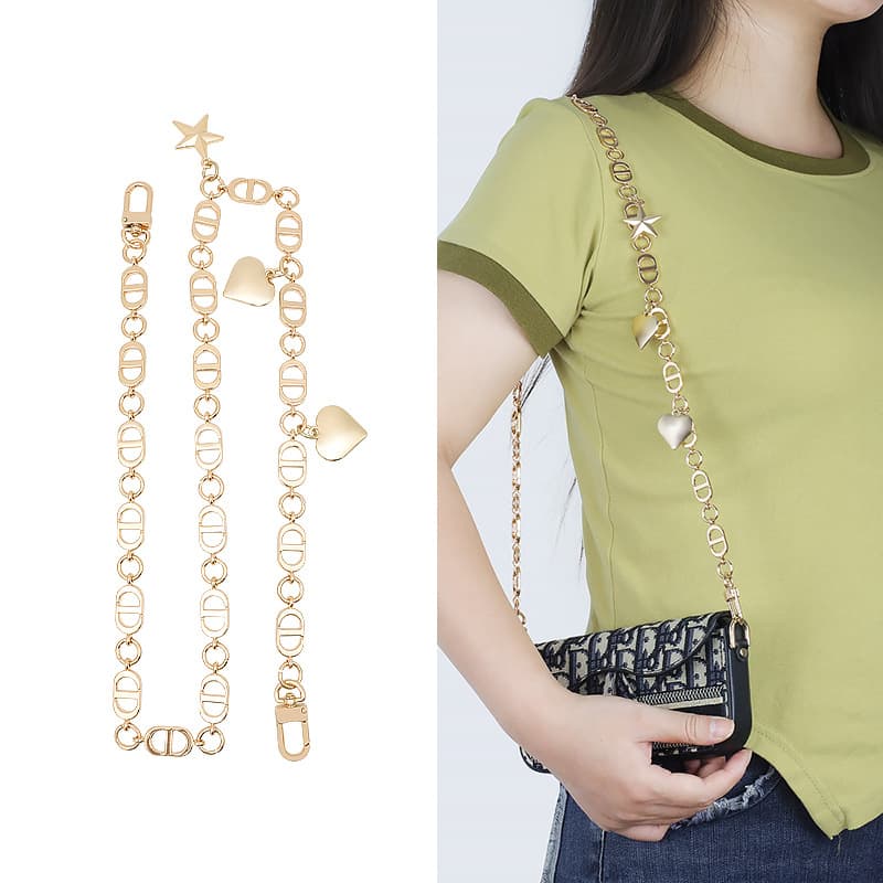 Dior Lady Mini Diorama Three-Compartment Chain Bag Crossbody Shoulder Strap Bag Chain Accessories